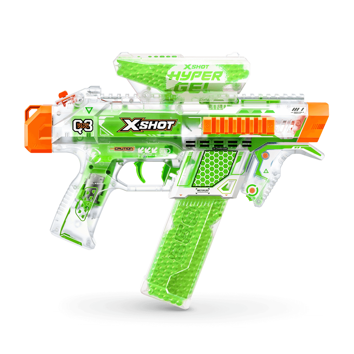 XSHOT Hyper Gel Glow In The Dark NightStrike Blaster