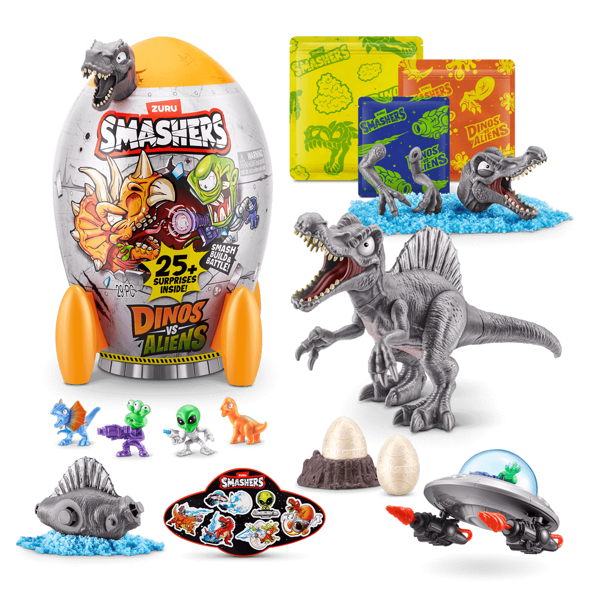 Smashers Dino vs Aliens (SPINOSAURUS)