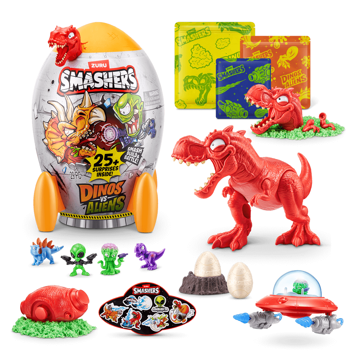 Smashers Dino vs Aliens (T-REX)
