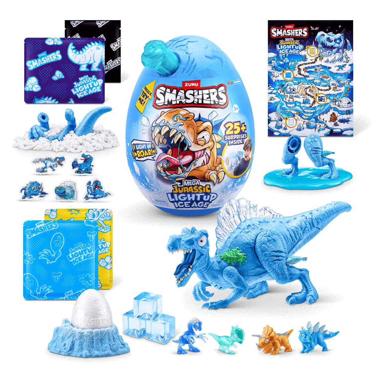 Smashers Mega Jurassic Light Up Ice Age