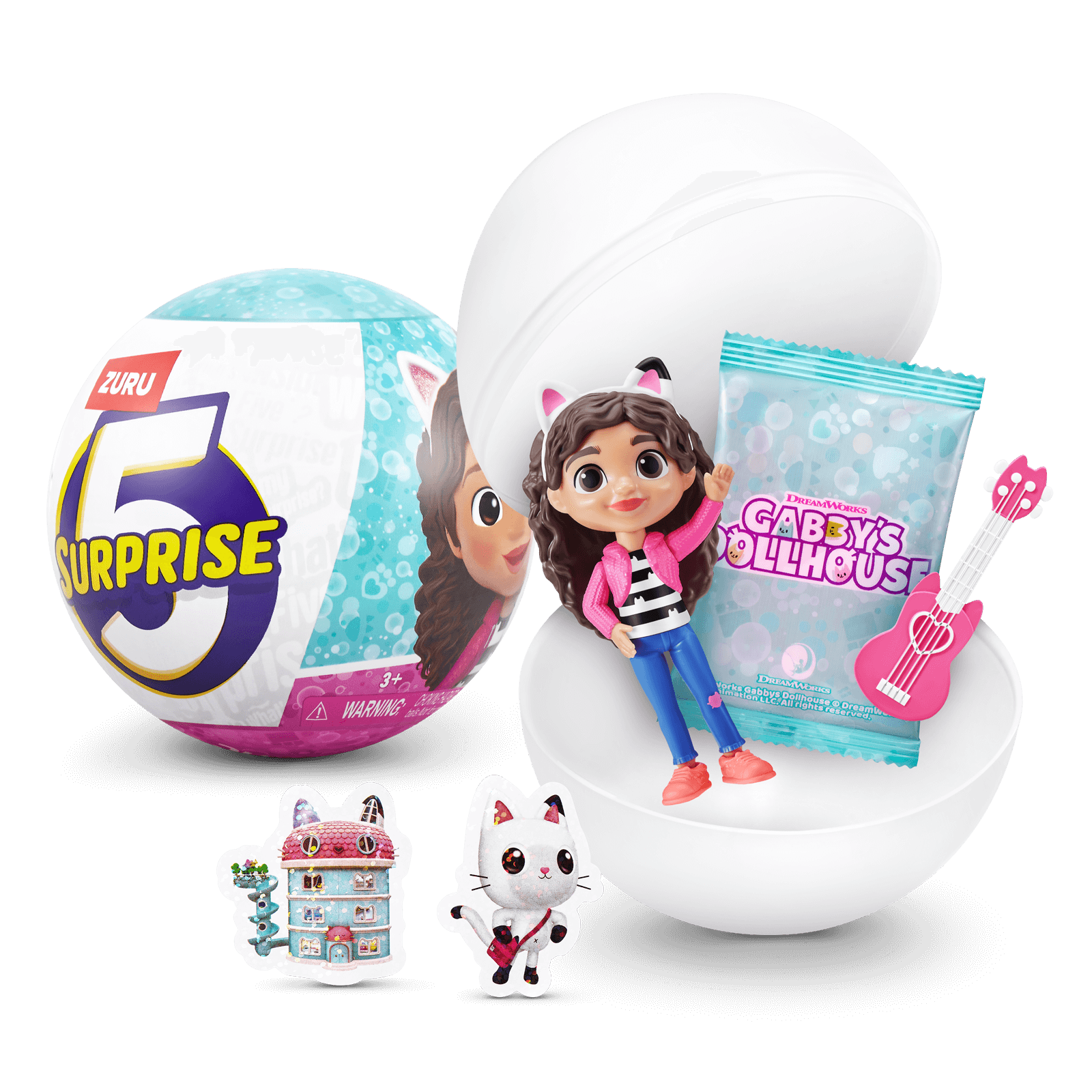 5 Surprise Gabby's Dollhouse