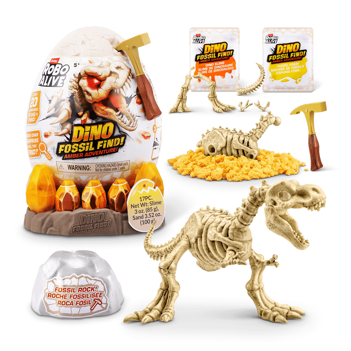 Robo Alive Fossil Find Amber Adventure